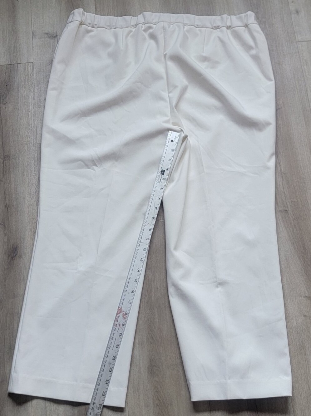 LAURAPLUS 14+ Cropped Cream Dress Pants - Picture 9 of 9